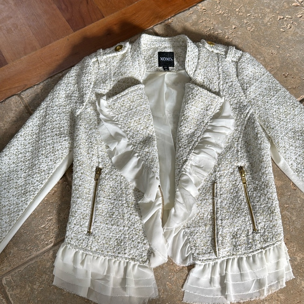 Light colored spring jacket